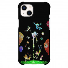 Rick And Morty Phone Case For iPhone Samsung Galaxy Pixel OnePlus Vivo Xiaomi Asus Sony Motorola Nokia - Rick And Morty Falling Off Poster