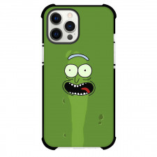 Rick And Morty Pickle Rick Phone Case For iPhone Samsung Galaxy Pixel OnePlus Vivo Xiaomi Asus Sony Motorola Nokia - Pickle Rick Avatar On Green Background