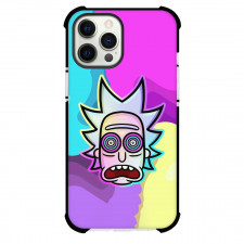 Rick And Morty Rick Sanchez Phone Case For iPhone Samsung Galaxy Pixel OnePlus Vivo Xiaomi Asus Sony Motorola Nokia - Rick Sanchez Avatar Illustration Art On Multi Color Background