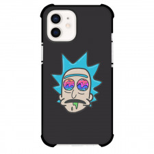 Rick And Morty Rick Sanchez Phone Case For iPhone Samsung Galaxy Pixel OnePlus Vivo Xiaomi Asus Sony Motorola Nokia - Rick Sanchez Avatar On Black Background