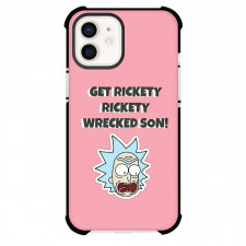 Rick And Morty Rick Sanchez Phone Case For iPhone Samsung Galaxy Pixel OnePlus Vivo Xiaomi Asus Sony Motorola Nokia - Rick Sanchez Avatar Get Rickety On Pink Background