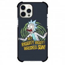 Rick And Morty Rick Sanchez Phone Case For iPhone Samsung Galaxy Pixel OnePlus Vivo Xiaomi Asus Sony Motorola Nokia - Rick Sanchez Get Riggity Wrecked Son Poster