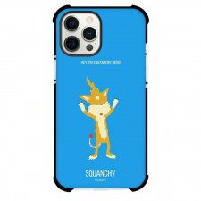 Rick And Morty Squanchy Phone Case For iPhone Samsung Galaxy Pixel OnePlus Vivo Xiaomi Asus Sony Motorola Nokia - Squanchy Standing Illustration On Blue Background