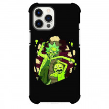 Rick And Morty Phone Case For iPhone Samsung Galaxy Pixel OnePlus Vivo Xiaomi Asus Sony Motorola Nokia - Rick And Morty Toxic Sticker On Black Background