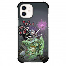 Rick And Morty Phone Case For iPhone Samsung Galaxy Pixel OnePlus Vivo Xiaomi Asus Sony Motorola Nokia - Rick and Morty vs. Dungeons & Dragons Cartoon Art Poster