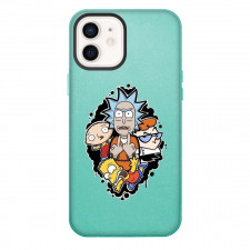 Rick And Morty Phone Case For iPhone Samsung Galaxy Pixel OnePlus Vivo Xiaomi Asus Sony Motorola Nokia - Rick And Morty X Cartoon Mashup Sticker