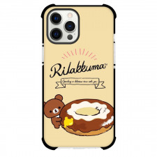 Rilakkuma Chairoikoguma Case For iPhone Samsung Galaxy Pixel OnePlus Vivo Xiaomi Asus Sony Motorola Nokia - Chairokoguma Holding Big Doughnut