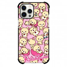 Rilakkuma Korilakkuma Case For iPhone Samsung Galaxy Pixel OnePlus Vivo Xiaomi Asus Sony Motorola Nokia - Korilakkuma Pink Pattern Art
