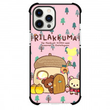 Rilakkuma Case For iPhone Samsung Galaxy Pixel OnePlus Vivo Xiaomi Asus Sony Motorola Nokia - Rilakkuma and Korilakkuma Walnut House Tree Pattern