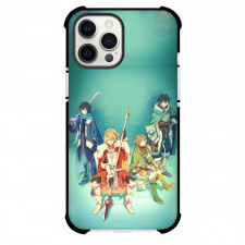 The Rising of the Shield Hero Phone Case For iPhone Samsung Galaxy Pixel OnePlus Vivo Xiaomi Asus Sony Motorola Nokia - Four Legendary Heroes Green Background