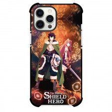 The Rising of the Shield Hero Phone Case For iPhone Samsung Galaxy Pixel OnePlus Vivo Xiaomi Asus Sony Motorola Nokia - Naofumi Iwatani & Raphtalia Icons Background