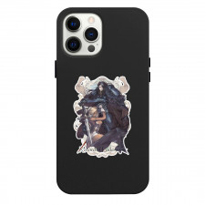 Record Of Lodoss War Phone Case For iPhone Samsung Galaxy Pixel OnePlus Vivo Xiaomi Asus Sony Motorola Nokia - Ashrum And Pirotess Fierce Portrait Sticker