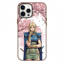 Record Of Lodoss War Deedlit Phone Case For iPhone Samsung Galaxy Pixel OnePlus Vivo Xiaomi Asus Sony Motorola Nokia - Deedlit Cherry Blossoms Portrait