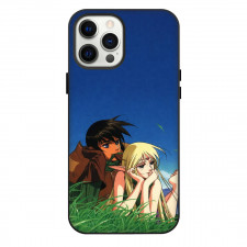 Record Of Lodoss War Phone Case For iPhone Samsung Galaxy Pixel OnePlus Vivo Xiaomi Asus Sony Motorola Nokia - Parn And Deedlit Laying On Grass Portrait