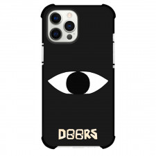 Roblox Doors Seek Phone Case For iPhone Samsung Galaxy Pixel OnePlus Vivo Xiaomi Asus Sony Motorola Nokia - Seek Eye On Black Background