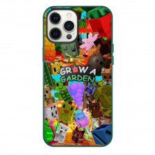 Roblox Grow A Garden Phone Case For iPhone Samsung Galaxy Pixel OnePlus Vivo Xiaomi Asus Sony Motorola Nokia - Series Logo Pet Collage Background