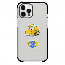 Robocar Poli Cap Phone Case For iPhone Samsung Galaxy Pixel OnePlus Vivo Xiaomi Asus Sony Motorola Nokia - Cap Taxi Driver Sticker