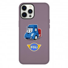 Robocar Poli Posty Phone Case For iPhone Samsung Galaxy Pixel OnePlus Vivo Xiaomi Asus Sony Motorola Nokia - Posty Blue Mail Truck Sticker
