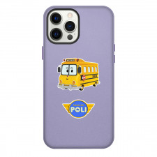 Robocar Poli SchoolB Phone Case For iPhone Samsung Galaxy Pixel OnePlus Vivo Xiaomi Asus Sony Motorola Nokia - SchoolB Smiling Bus Sticker