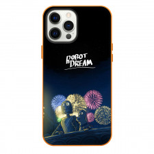 Robot Dreams Phone Case For iPhone Samsung Galaxy Pixel OnePlus Vivo Xiaomi Asus Sony Motorola Nokia - Robot Dreams Robot And Dog Varon Watching Firework Poster