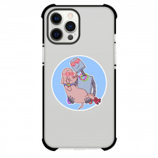 Robot Dreams Phone Case For iPhone Samsung Galaxy Pixel OnePlus Vivo Xiaomi Asus Sony Motorola Nokia - Robot Dreams Robot And Dog Varon Round Sticker
