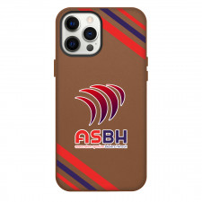 AS Beziers Herault Phone Case For iPhone Samsung Galaxy Pixel OnePlus Vivo Xiaomi Asus Sony Motorola Nokia - Large Logo With Stripe