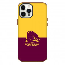 Brisbane Broncos Limited Phone Case For iPhone Samsung Galaxy Pixel OnePlus Vivo Xiaomi Asus Sony Motorola Nokia - Logo Yellow And Burgundy Background
