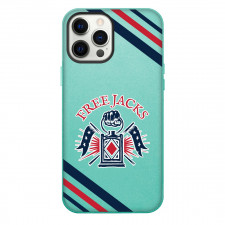 New England Free Jacks Phone Case For iPhone Samsung Galaxy Pixel OnePlus Vivo Xiaomi Asus Sony Motorola Nokia - Large Logo With Stripe