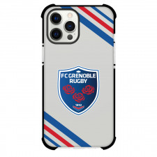 FC Grenoble Rugby Phone Case For iPhone Samsung Galaxy Pixel OnePlus Vivo Xiaomi Asus Sony Motorola Nokia - Large Logo With Stripe