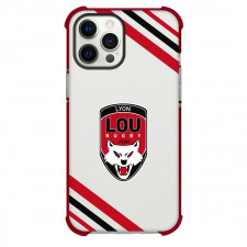 Lyon OU Rugby Phone Case For iPhone Samsung Galaxy Pixel OnePlus Vivo Xiaomi Asus Sony Motorola Nokia - Large Logo With Stripe