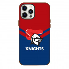 Newcastle Rugby League Phone Case For iPhone Samsung Galaxy Pixel OnePlus Vivo Xiaomi Asus Sony Motorola Nokia - Logo Blue And Red Background