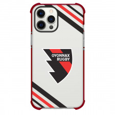 Oyonnax Rugby Phone Case For iPhone Samsung Galaxy Pixel OnePlus Vivo Xiaomi Asus Sony Motorola Nokia - Large Logo With Stripe