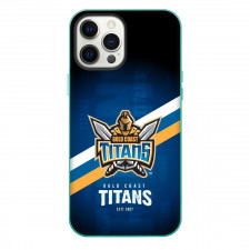 Gold Coast Titans Phone Case For iPhone Samsung Galaxy Pixel OnePlus Vivo Xiaomi Asus Sony Motorola Nokia - Logo Blue And Yellow Stripe Poster