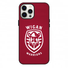 Wigan Warriors Rugby League Football Club Phone Case For iPhone Samsung Galaxy Pixel OnePlus Vivo Xiaomi Asus Sony Motorola Nokia - Logo Grunge Red Background
