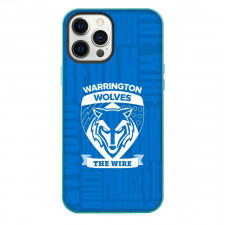 Warrington Wolves Rugby League Football Club Phone Case For iPhone Samsung Galaxy Pixel OnePlus Vivo Xiaomi Asus Sony Motorola Nokia - Logo Wordmark Blue Poster