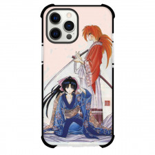 Rurouni Kenshin Phone Case For iPhone Samsung Galaxy Pixel OnePlus Vivo Xiaomi Asus Sony Motorola Nokia - Kenshin Himura & Kaoru Kamiya Looking Far Pencil Art