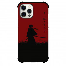 Rurouni Kenshin Kenshin Himura Phone Case For iPhone Samsung Galaxy Pixel OnePlus Vivo Xiaomi Asus Sony Motorola Nokia - Kenshin Himura Silhouette Standing in Grass