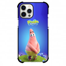 SpongeBob Patrick Star Phone Case For iPhone Samsung Galaxy Pixel OnePlus Vivo Xiaomi Asus Sony Motorola Nokia - Patrick Star 3D Standing On Grass Blue Background