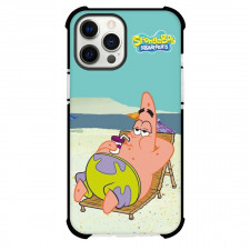 SpongeBob Patrick Star Phone Case For iPhone Samsung Galaxy Pixel OnePlus Vivo Xiaomi Asus Sony Motorola Nokia - Patrick Sun Bathing On Beach