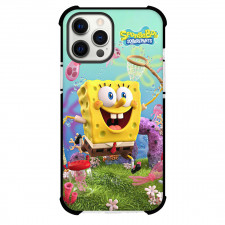 SpongeBob Phone Case For iPhone Samsung Galaxy Pixel OnePlus Vivo Xiaomi Asus Sony Motorola Nokia - SpongeBob Trying To Catch JellyFish