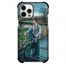 Sex Education Adam Groff Phone Case For iPhone Samsung Galaxy Pixel OnePlus Vivo Xiaomi Asus Sony Motorola Nokia - Adam Groff Standing And Holding Cycle On A Bridge