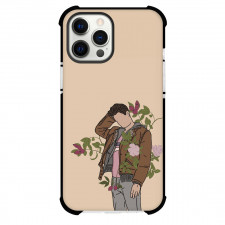 Sex Education Adam Groff Phone Case For iPhone Samsung Galaxy Pixel OnePlus Vivo Xiaomi Asus Sony Motorola Nokia - Adam Groff Standing Minimalist On Brown Background