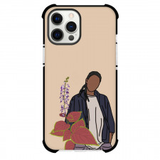 Sex Education Cal Bowman Phone Case For iPhone Samsung Galaxy Pixel OnePlus Vivo Xiaomi Asus Sony Motorola Nokia - Cal Bowman Standing Minimalist On Brown Background