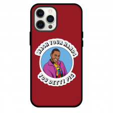 Sex Education Eric Effiong Phone Case For iPhone Samsung Galaxy Pixel OnePlus Vivo Xiaomi Asus Sony Motorola Nokia - Eric Effiong Sticker Quote Wash Your Hand Red Background