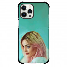 Sex Education Maeve Wiley Phone Case For iPhone Samsung Galaxy Pixel OnePlus Vivo Xiaomi Asus Sony Motorola Nokia - Maeve Wiley Side Portrait On Cyan Background