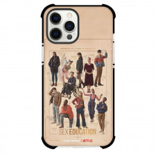Sex Education Phone Case For iPhone Samsung Galaxy Pixel OnePlus Vivo Xiaomi Asus Sony Motorola Nokia - Sex Education Poster Beige Background
