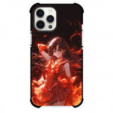 Sailor Moon Mars Phone Case For iPhone Samsung Galaxy Pixel OnePlus Vivo Xiaomi Asus Sony Motorola Nokia - Sailor Mars Dress Color is Same Match with Background