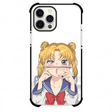 Sailor Moon Phone Case For iPhone Samsung Galaxy Pixel OnePlus Vivo Xiaomi Asus Sony Motorola Nokia - Sailor Moon Hold the Pencil with Fingers on Nose
