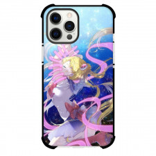Sailor Moon Phone Case For iPhone Samsung Galaxy Pixel OnePlus Vivo Xiaomi Asus Sony Motorola Nokia - Sailor Moon Pink Layers Around on Blue Background