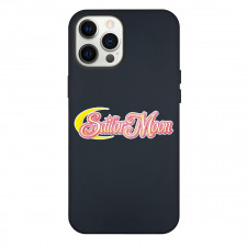 Sailor Moon Phone Case For iPhone Samsung Galaxy Pixel OnePlus Vivo Xiaomi Asus Sony Motorola Nokia - Sailor Moon Pink Logo with Yellow Moon